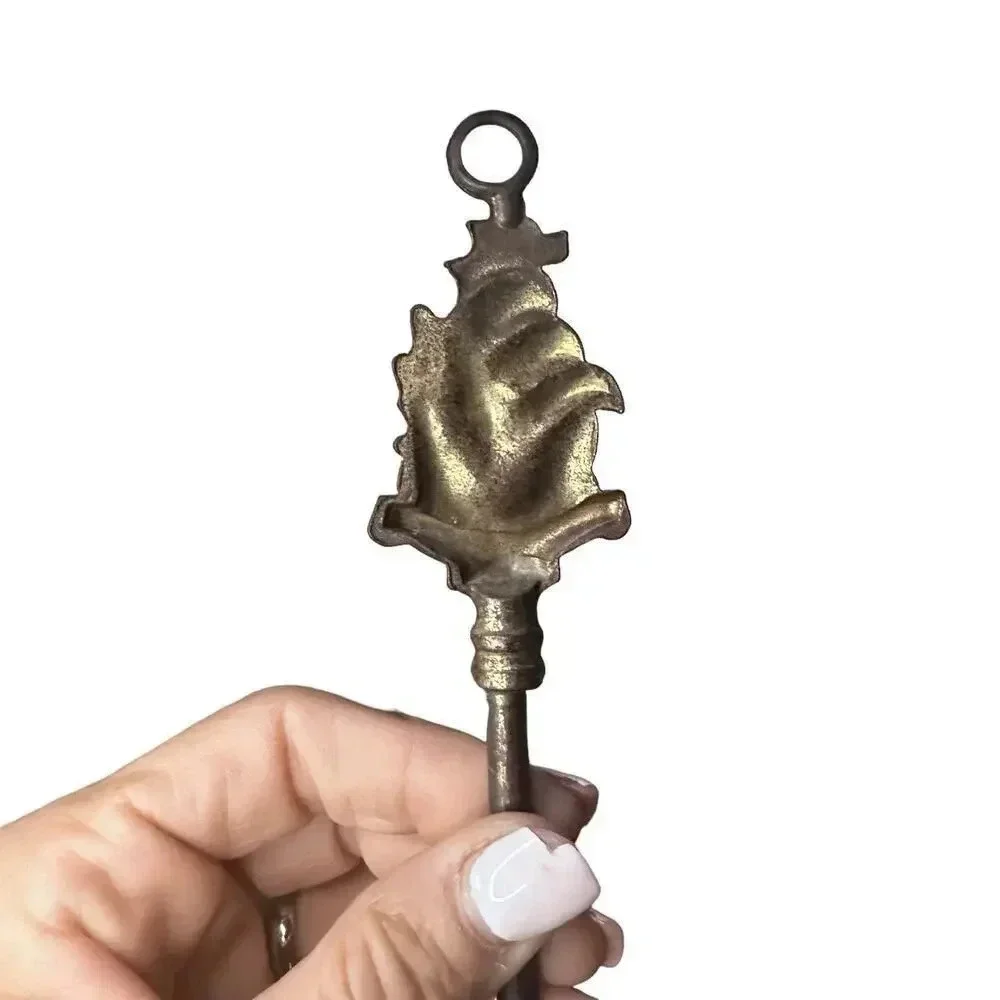 Vintage Retractable Brass Fireside Brush The Revenge 1588 Tall Ship Galleon